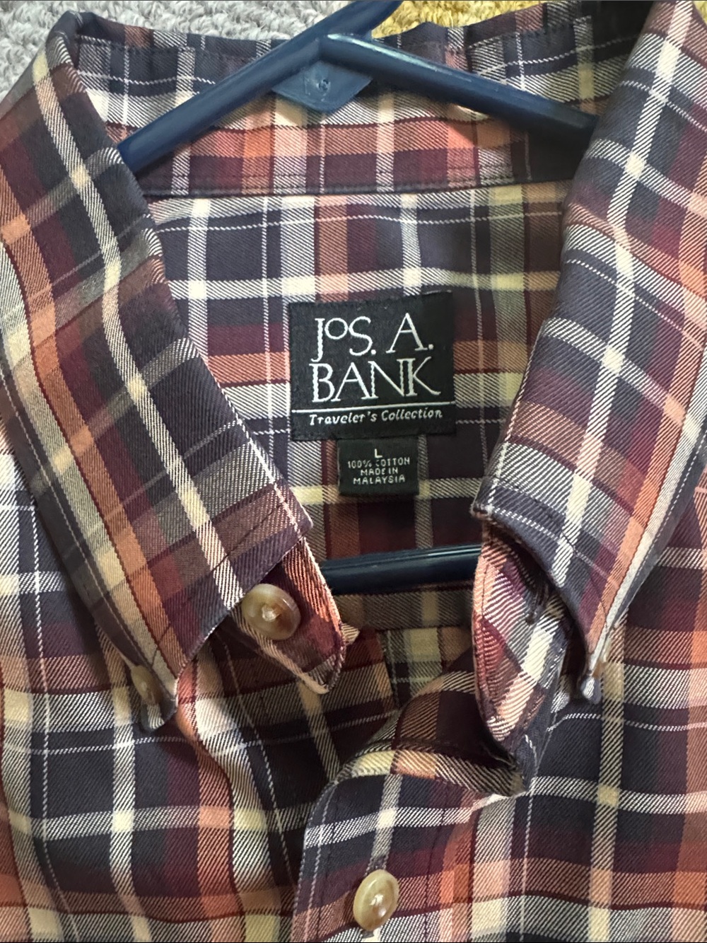 Jos.A.Bank button up shirt, large